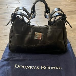 Dooney & Bourke Black Crocodile Hobo bag